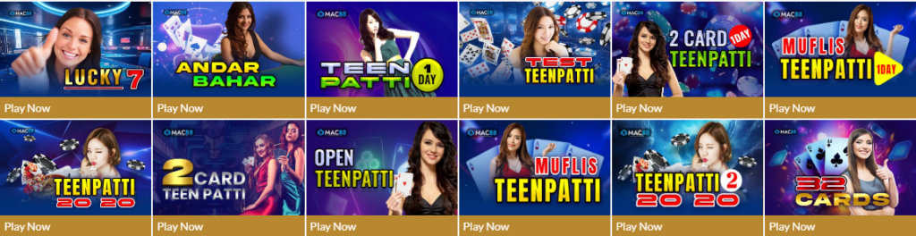  popular casino games such as Lucky 7, Teen Patti Winbuzz Casino login