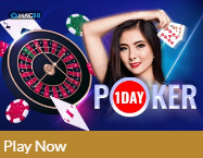 A poker, a roulette wheel Winbuzz Casino login