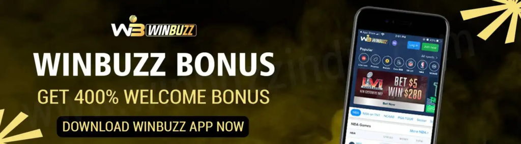 A promotional banner WinBuzz app Winbuzz Casino login