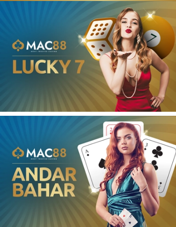 A promotional banner  Lucky 7 and Andar Bahar Winbuzz casino login